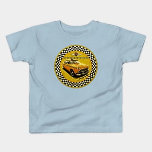 Checker Taxi NY Kids T-Shirt